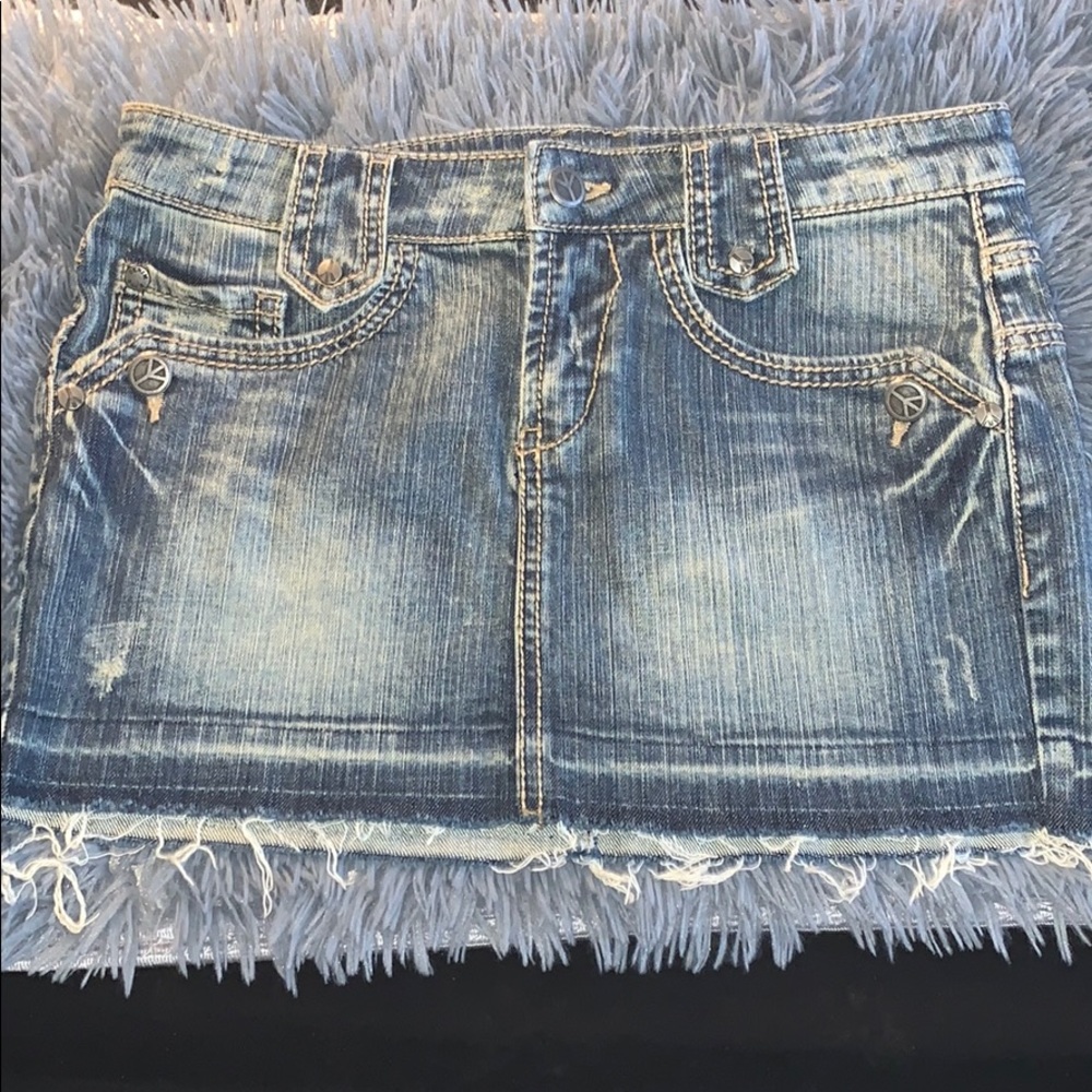 Mini Denim Skirt